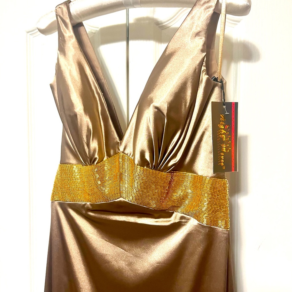 NWT Satin Gown - balls, prom, NWT